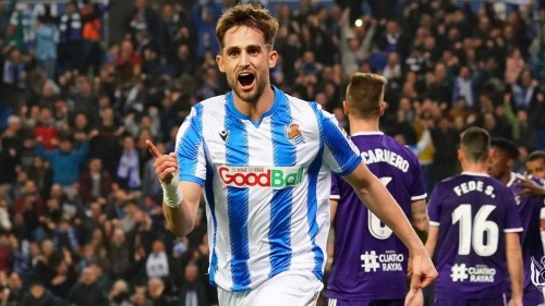 Adnan Yanuzaj football player of Real Sociedad